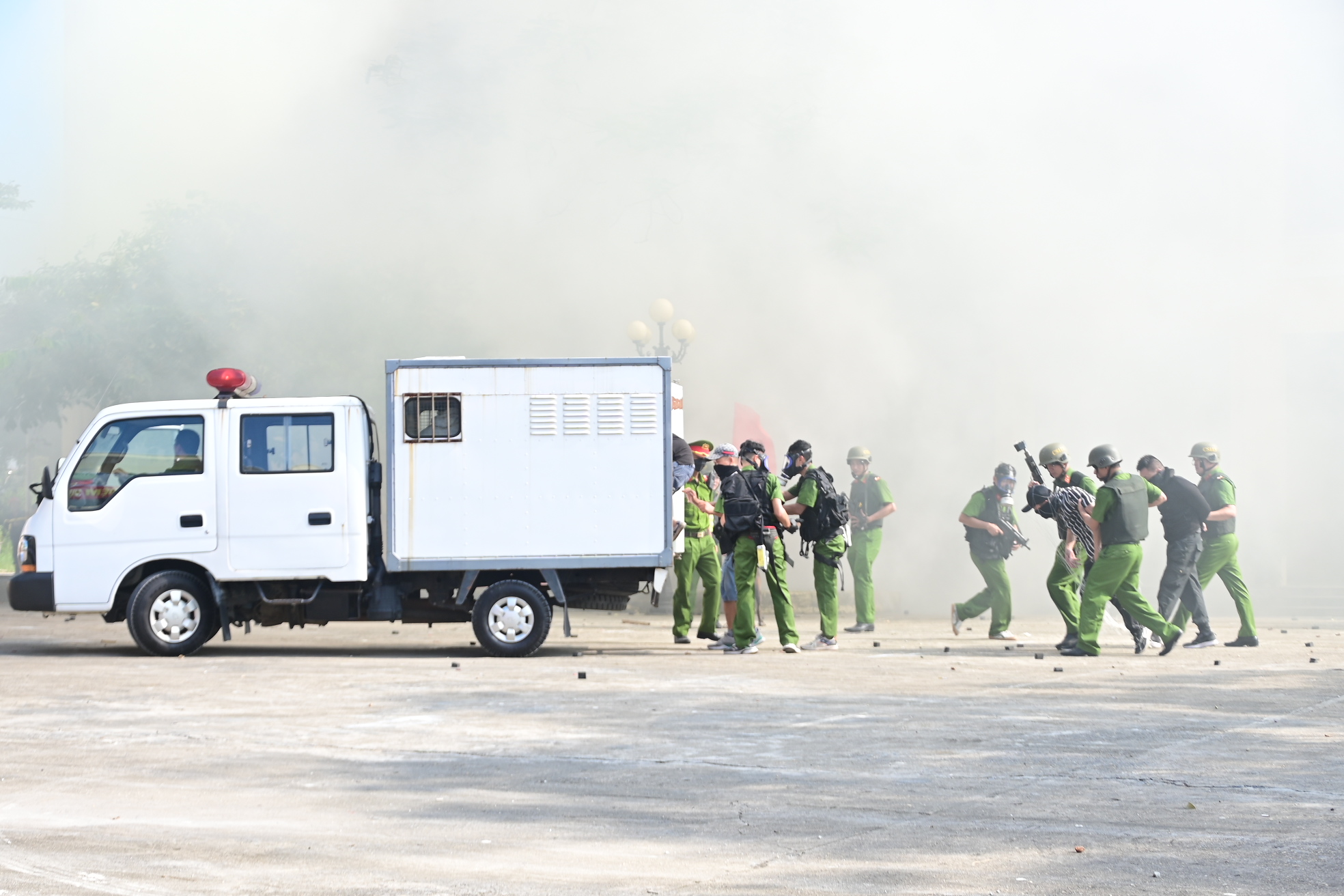 Huyện An Lão gửi thư cảm ơn Phòng Cảnh sát cơ động